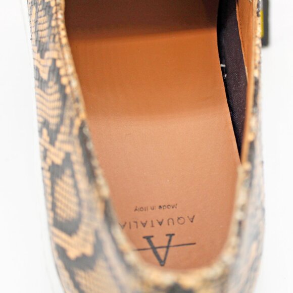 Aquatalia ‘Onida’ Snake Print Leather Slip-On Sneakers - Picture 8 of 10